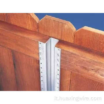 Black U Dype Fence Post